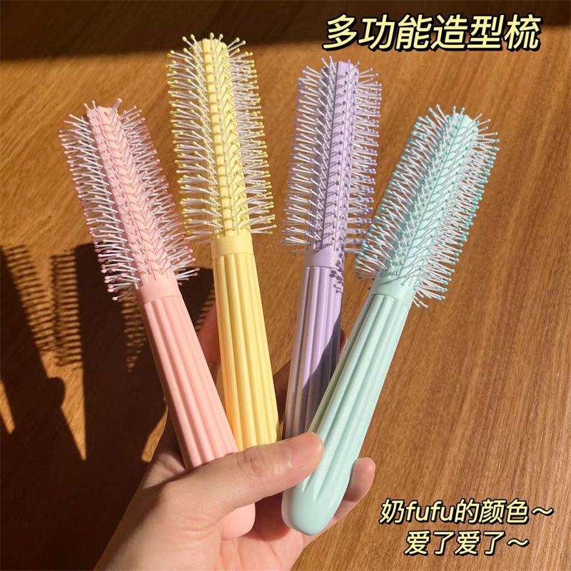 paddle brush hair curling comb roller comb curly hair special-purpose comb pear flower inner buckle hair styling straight hair massage men and women comb