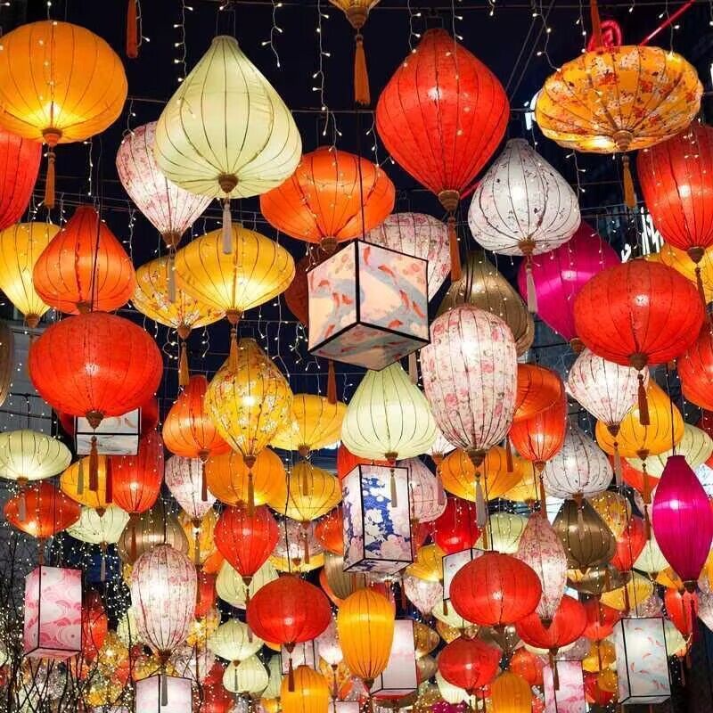 Outdoor Advertising Lantern High-End Diamond Vietnam Retro GD Chinese Style Waterproof Ancient Style Scenic Spot Decorative Ethnic Lamp