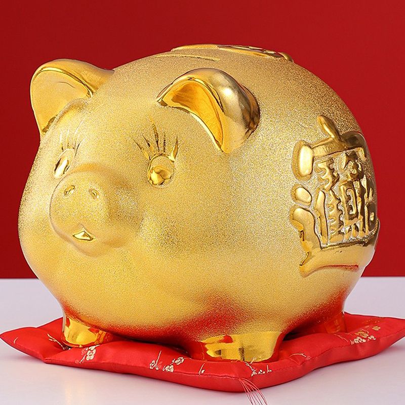 piggy coin bank only-in-no-out 2024 new good-looking children boys and girls adult online red savings bank