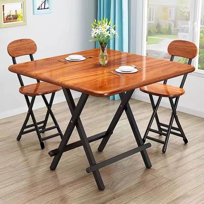 folding table square simple household small apartment rental house dining table portable stall outdoor small table