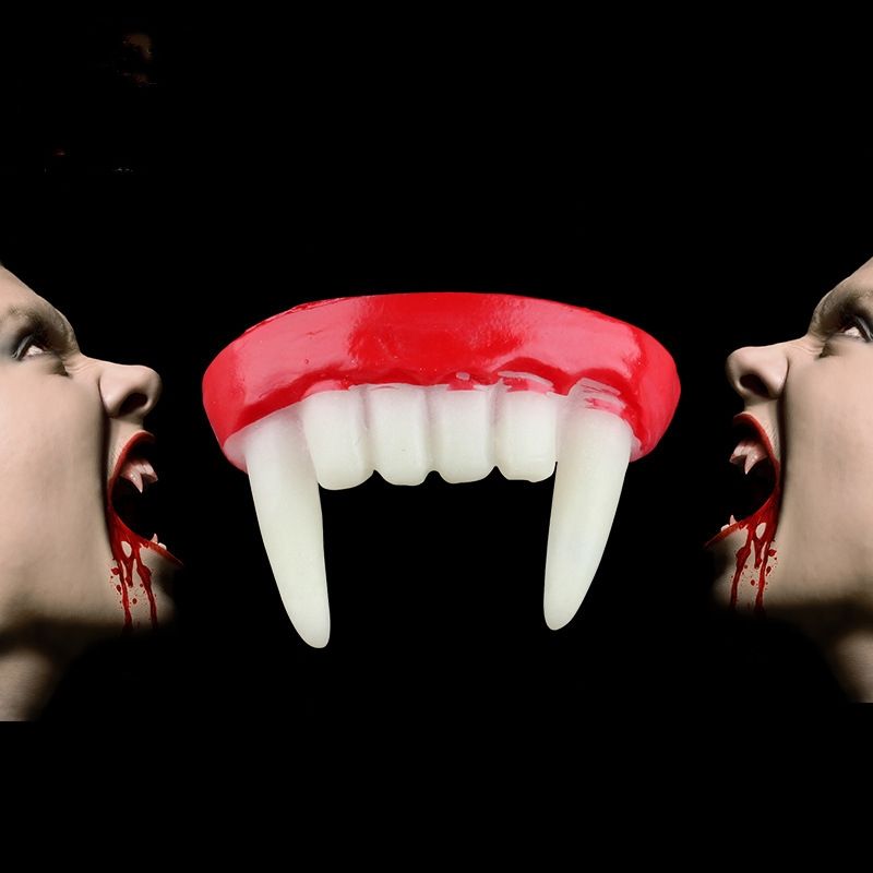 halloween role playing vampire dentures film and television stage props scene scary atmosphere horror dentures