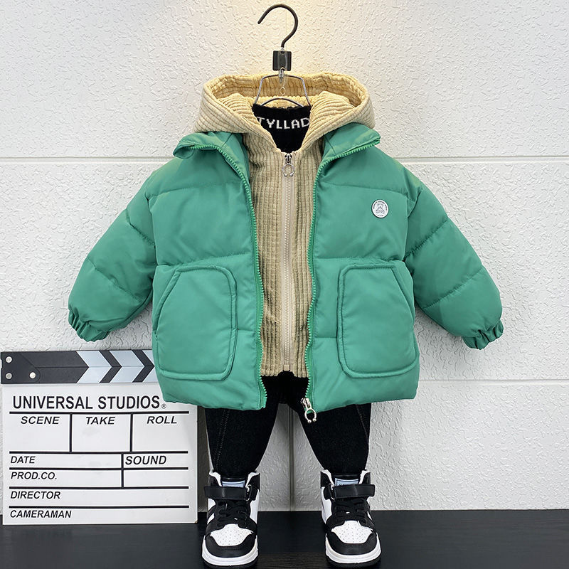 children‘s clothing boys winter clothing cotton-padded clothes 2023 new western style children thick cotton-padded jacket winter baby boy thermal cotton-padded clothes