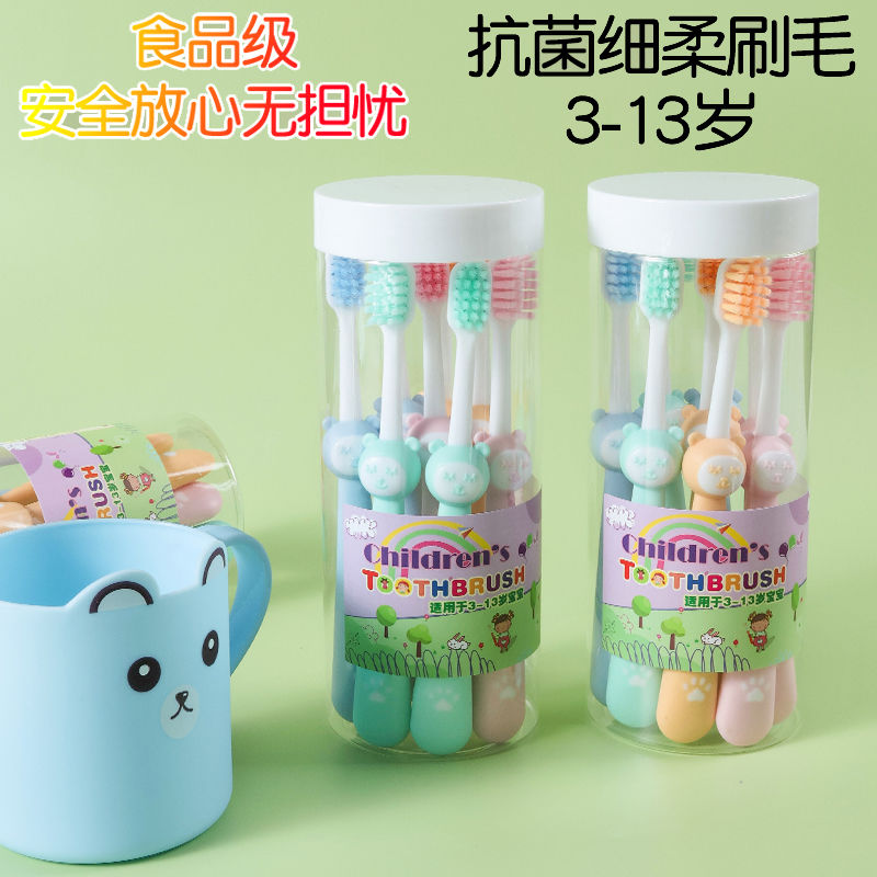 children's toothbrush high-grade soft hair 3 to 6 to 12 years old baby soft-bristle toothbrush primary school toothbrush family pa wholesale