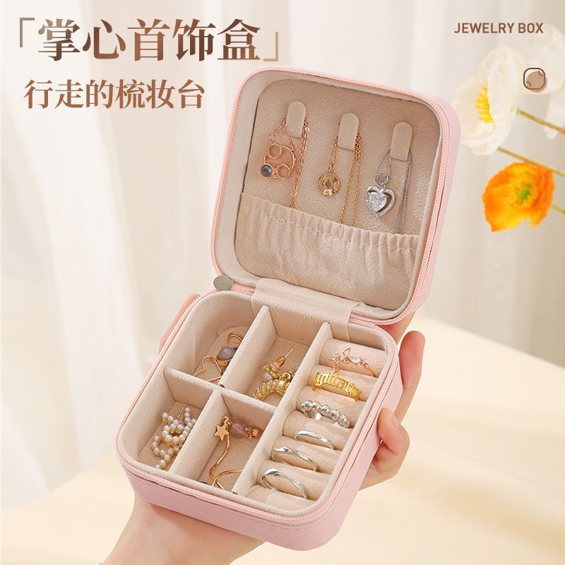 portable ear studs earrings hand jewelry necklace ring small details exquisite compact mini new style