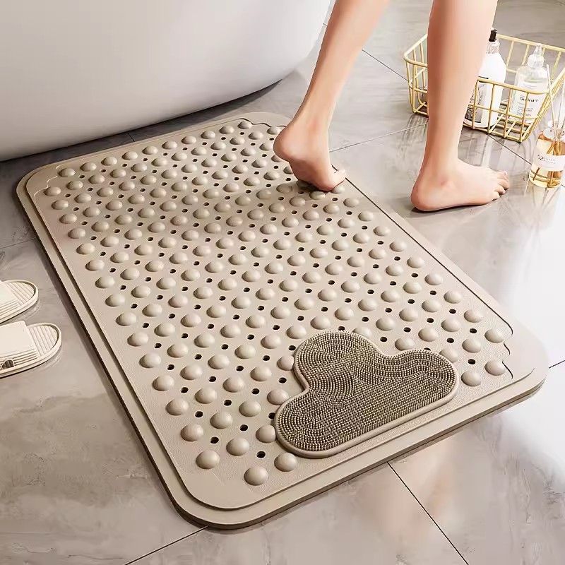 bathroom non-slip mat shower bathroom bath toilet toilet anti-fall floor mat massage foot mat middle-aged and elderly anti-mildew