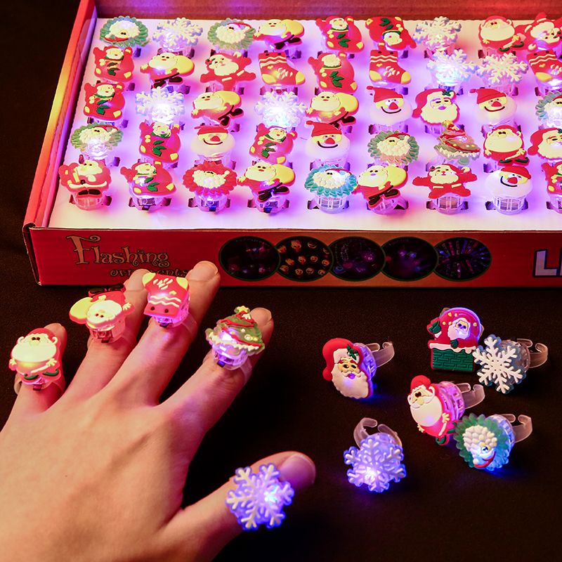 christmas small gift luminous ring children‘s toys kindergarten for children stall wholesale student small gift