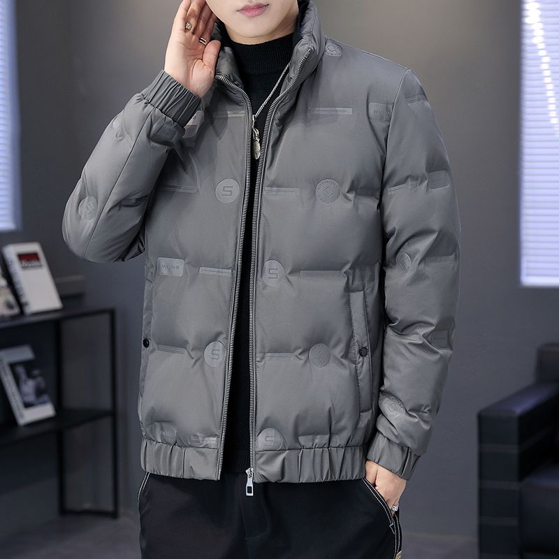 2023 winter new stand-up collar down jacket men‘s simplicity windproof duck down winter coat