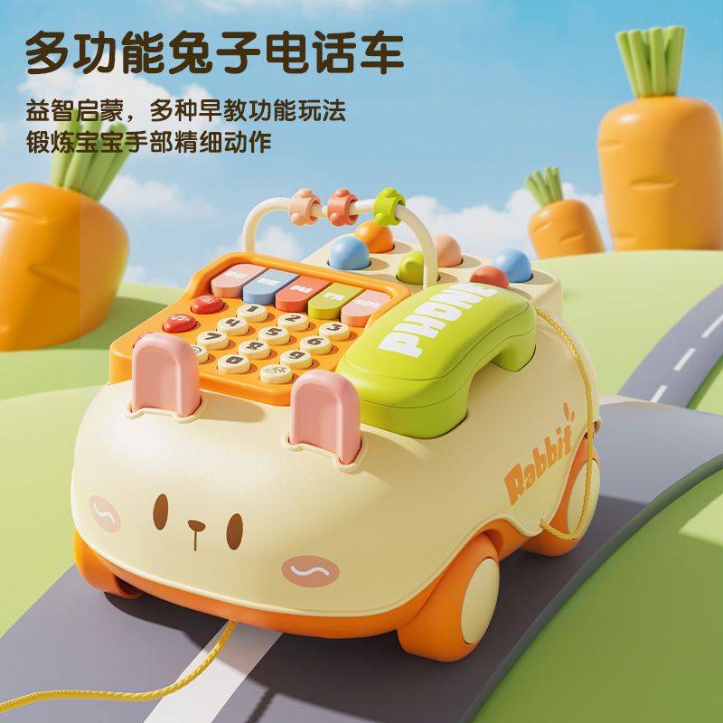 baby and child toys simulation telephone mobile phone baby music multifunctional boys and girls 1 year old 2 early childhood education