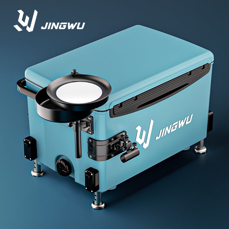 jin dance fishing box full set 2024 new flat lid can sit fishing box ultra light multifunctional taiwan fishing wild fishing gear box