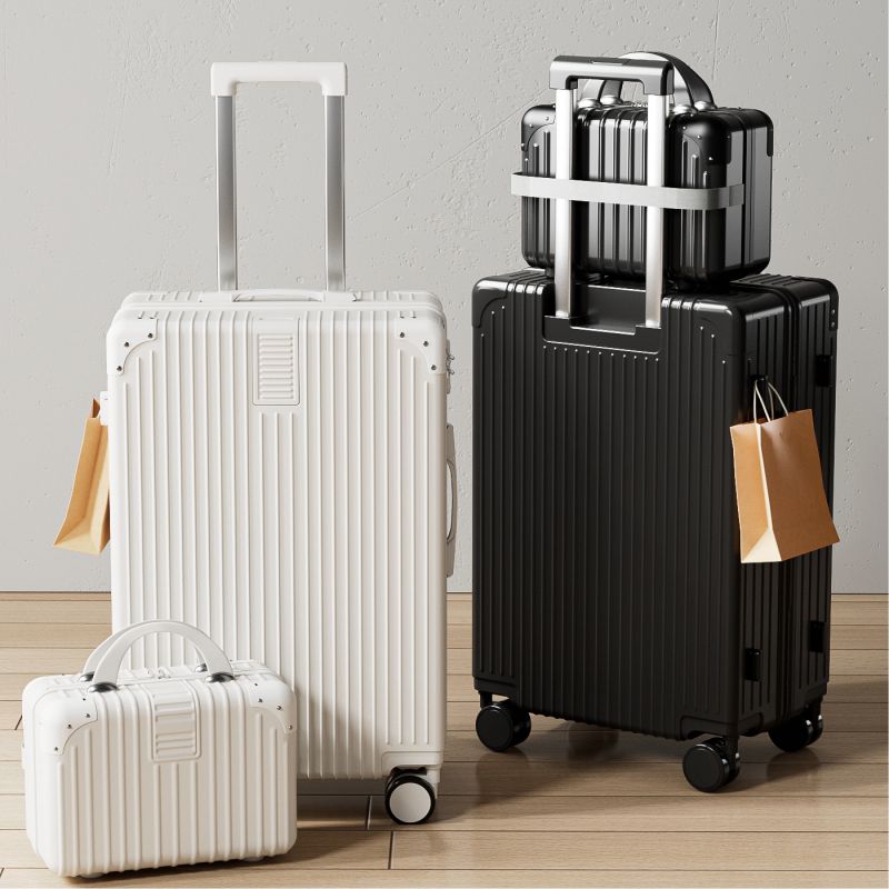 new retro luggage women‘s universal wheel trolley case male student durable password suitcase travel suitcase large capacity fashion