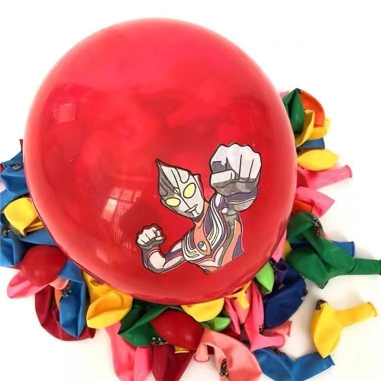 ultraman balloon children‘s explosion-proof large cute children‘s toys cartoon extra thick educational toys layout gifts