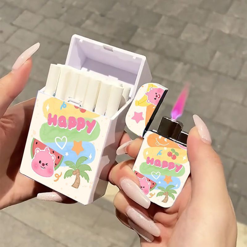 cartoon loopy lighter cigarette case beaver cute cigarette case gas cartoon pink good-looking internet celebrity for boyfriend