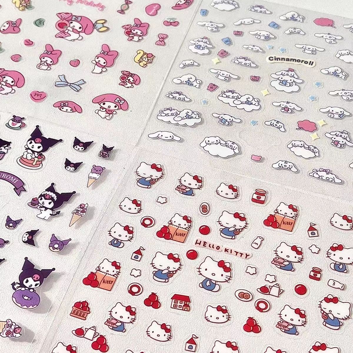 japanese cartoon transparent sanrio stickers diy mixed hand account high-looking material small stickers decorative waterproof stickers