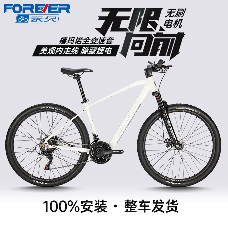 permanent electric power mountain bike bicycle lithium battery shimano variable speed off-road mountain bike adult scooter