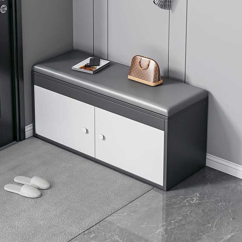 shoe changing stool home doorway soft bag cushion shoe cabinet stool integrated rectangular footstool shoe changing stool can sit at the door