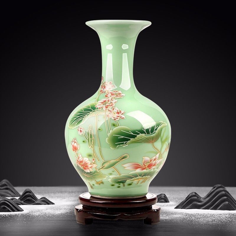 jingdezhen vase ceramic high-end vase office decoration family