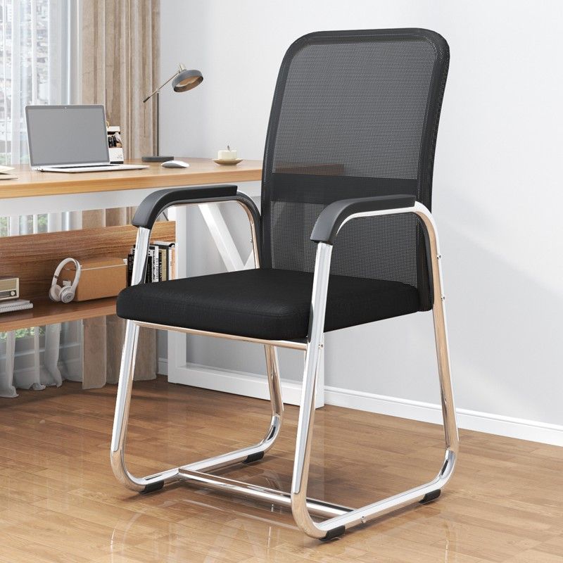 computer chair home comfortable long-sitting office chair bow-shaped staff conference chair college student dormitory backrest mahjong chair