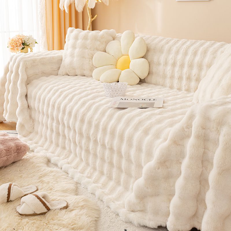 internet celebrity rabbit plush sofa cover towel four seasons universal thickened leather sofa cushion all wrapped cover cover full cover blanket