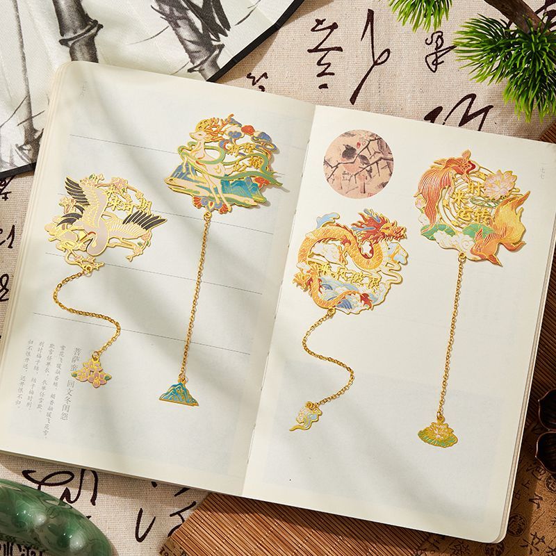 ancient style metal hollow bookmark chinese style artistic retro good-looking girlfriends‘ gift friend graduation souvenir gift