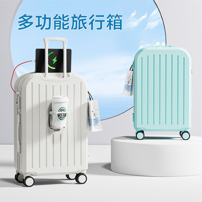 luggage durable new trolley case female good-looking strong password male student suitcase universal wheel trolley case