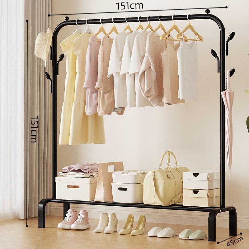 floor-standing thickened clothes rack for drying rack household bedroom balcony clothes rail air clothes rack