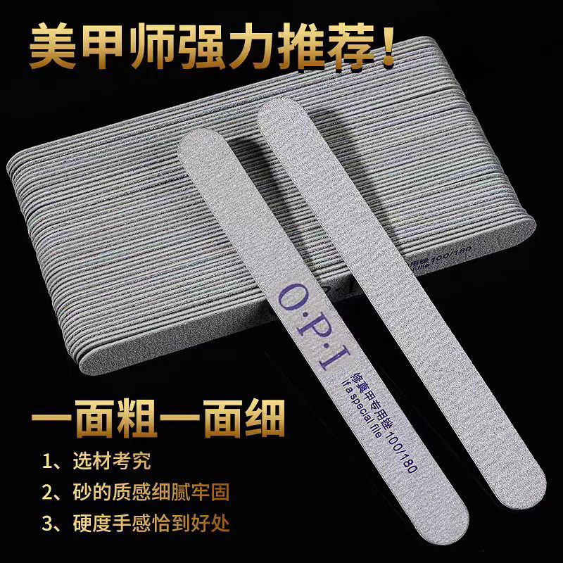 nail filing strip nail file nail grinding sand bar for nail beauty shop double-sided trimming thin wood sanding bar manicure implement