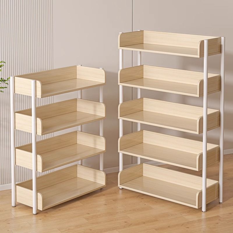 shelf floor multi-layer storage shelf bookshelf iron living room bedroom storage rack display shelf household bookcase