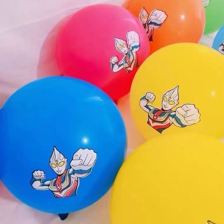 ultraman balloon children‘s explosion-proof large variety of cute cartoon extra thick toys birthday arrangement gifts