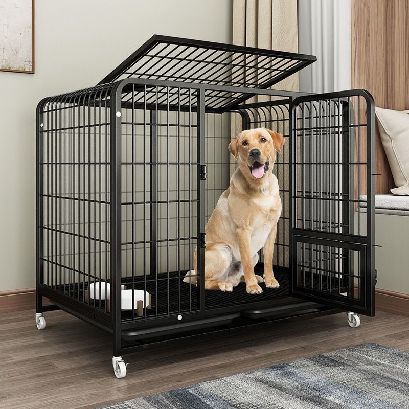 dog crate bold reinforcing band toilet separation large， medium and small dogs dog villa full square tube golden retriever pet cage