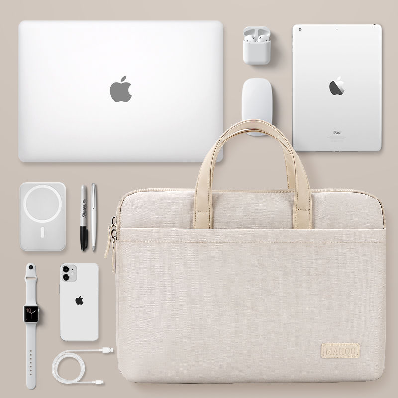 laptop bag female portable 14-inch apple macbook13.3 lenovo huawei xiaomi ipad tablet bag