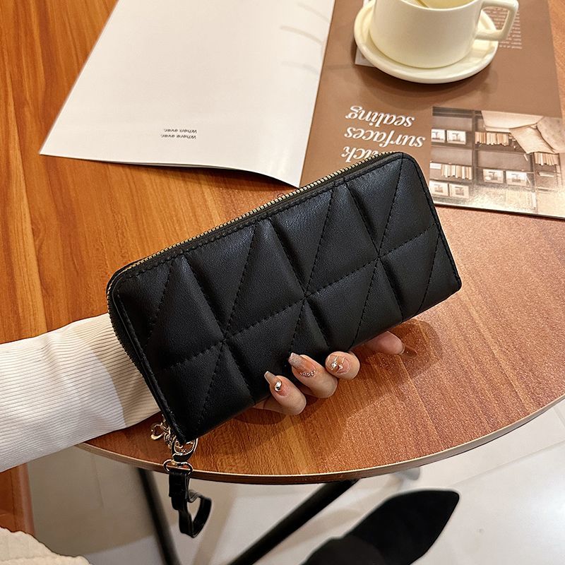 women‘s long wallet 2023 new fashionable stylish large capacity wallet clutch women‘s clutch zipper phone bag