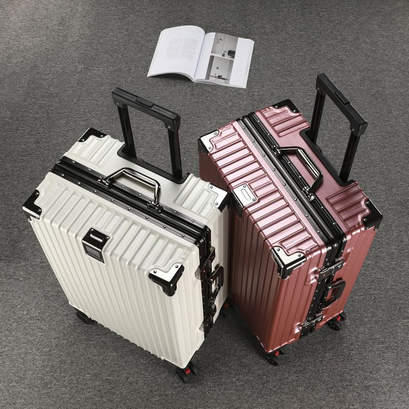 luggage large capacity durable suitcase aluminium frame luggage universal wheel password suitcase student suitcase