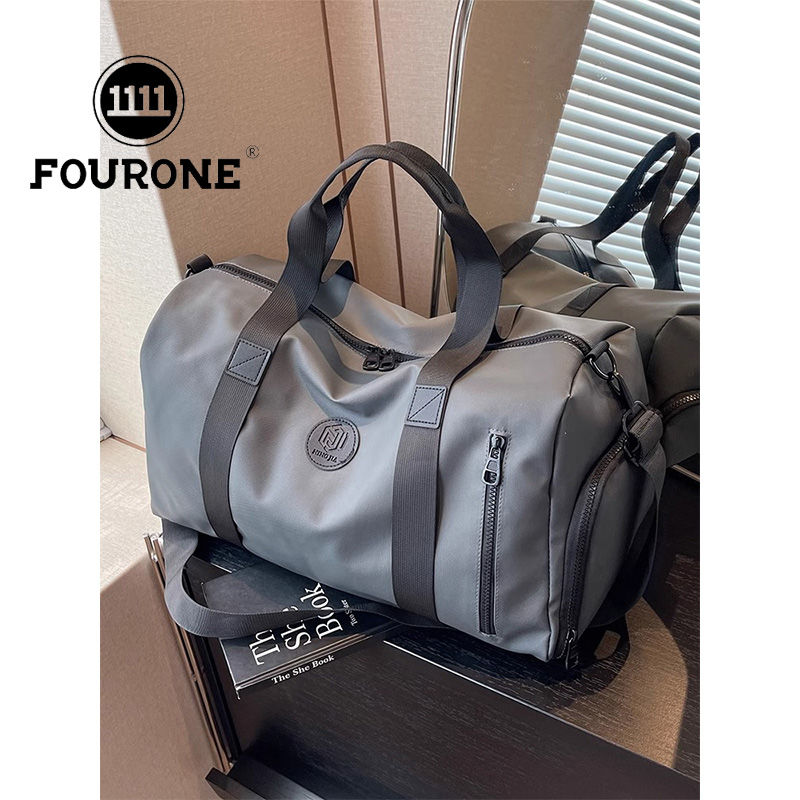 four one travel bag men‘s large capacity portable women‘s short-term business traveling luggage bag dry wet separation gym bag