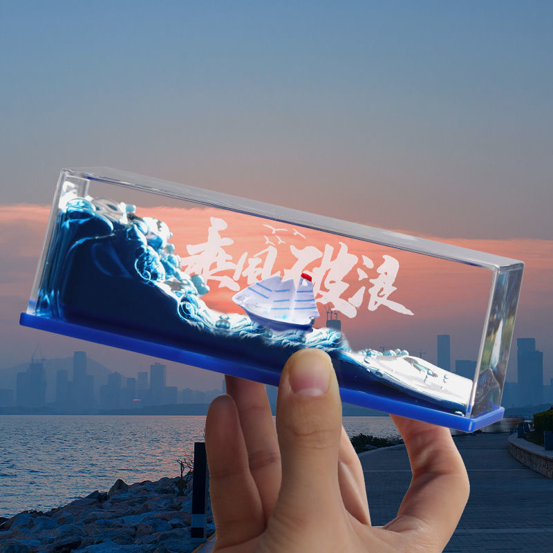 birthday gift cruise cruise body drift bottle table carrying desktop furnishings ornaments graduation gift friendship commemorative gift