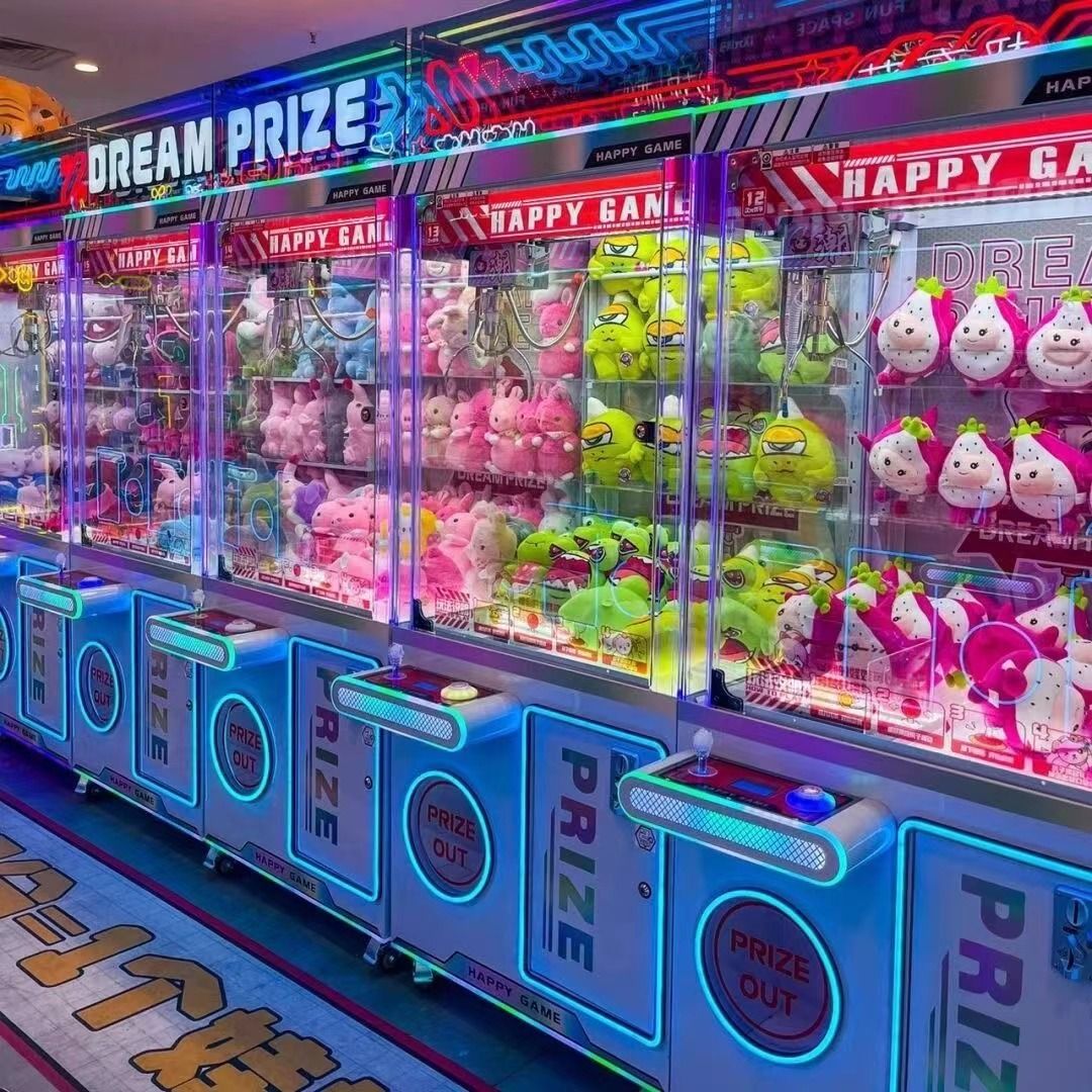 crane machine clip machine special transparent prize claw crane machine coin fishing hanging doll machine snack machine large boutique machine