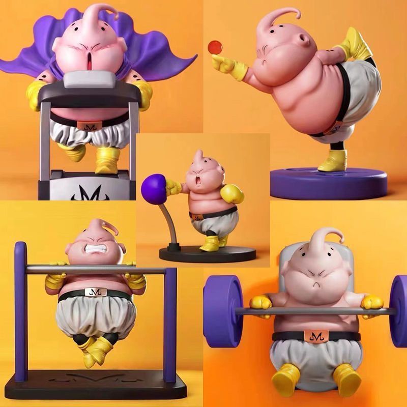 dragon ball hand-made buou hand-made majin boo gym creative buou cartoon model car decoration gift