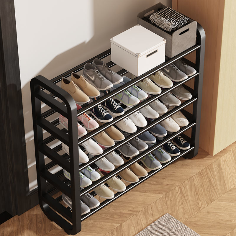 shoe rack shelf simple entry multi-layer household plastic entrance rental house indoor shoe cabinet dormitory narrow