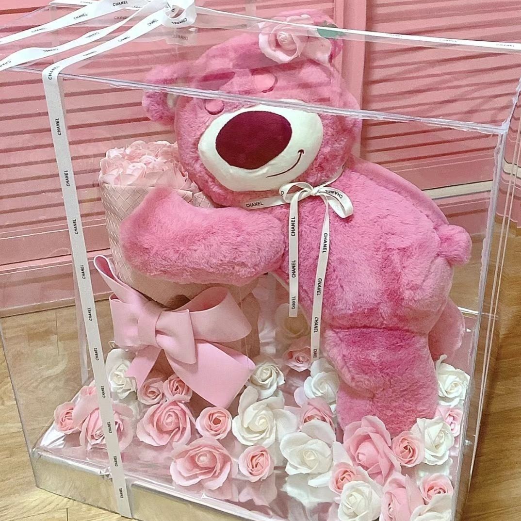 strawberry lying doll bouquet for girlfriend girl advanced practical gift box birthday surprise valentine‘s day gift