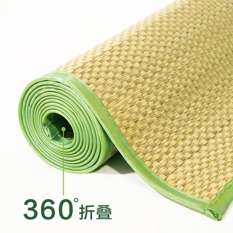 summer old-fashioned straw mat four seasons universal double-sided thickened and densely woven double single reed mat student dormitory grass mat