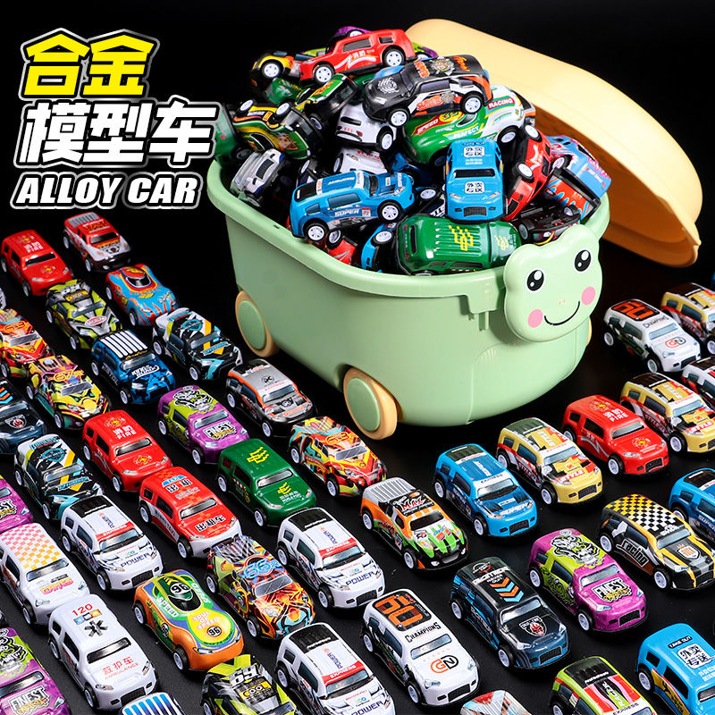 children‘s alloy toy car car warrior mini iron sheet drop-resistant racing car full set boy kindergarten toy car