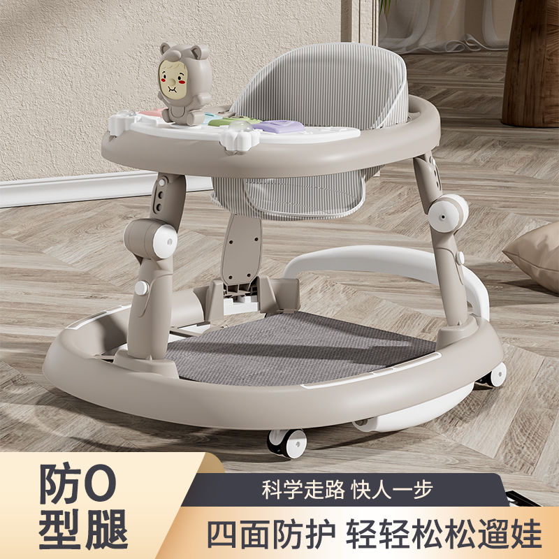 baby walker 6 to 18 months anti-rollover prevention o-leg baby walker multi-functional toddler stroller