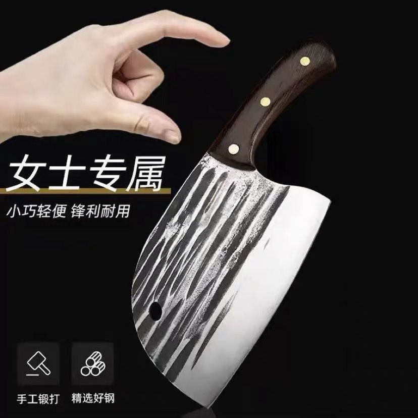 internet celebrity same style forged dolphin hammer pattern kitchen household kitchen knife stainless steel sharp fish head cutting knife thickened knife knife