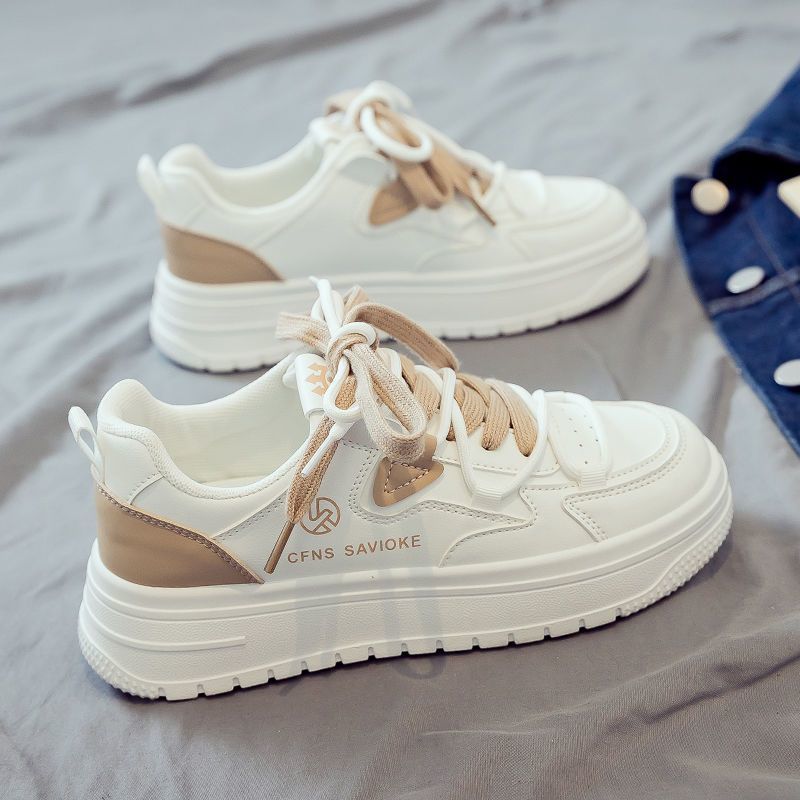 2024 spring new all-match white shoes women‘s shoes sneaker casual daddy shoes trendy popular sneakers spring and autumn students