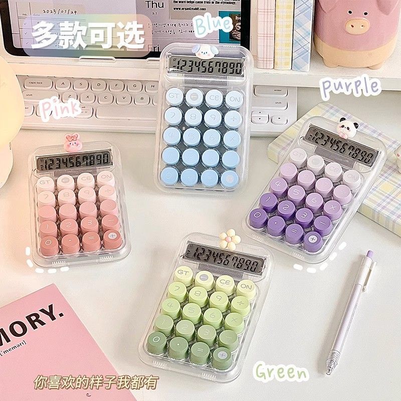 calculator good-looking goddess style exam office multi-functional cute keyboard financial accounting computing machine