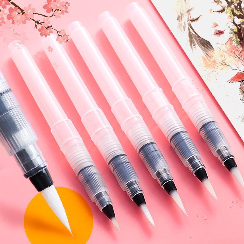 fountain pen watercolor brush soft pen art student beginner sketch drawing sets water storage writing brush watercolor pen hook line pen