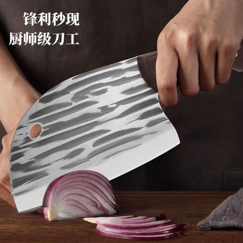 kitchen knife household sharp kitchen knife kitchen sharpening cleaver forging meat slice special cutting dual-purpose knife