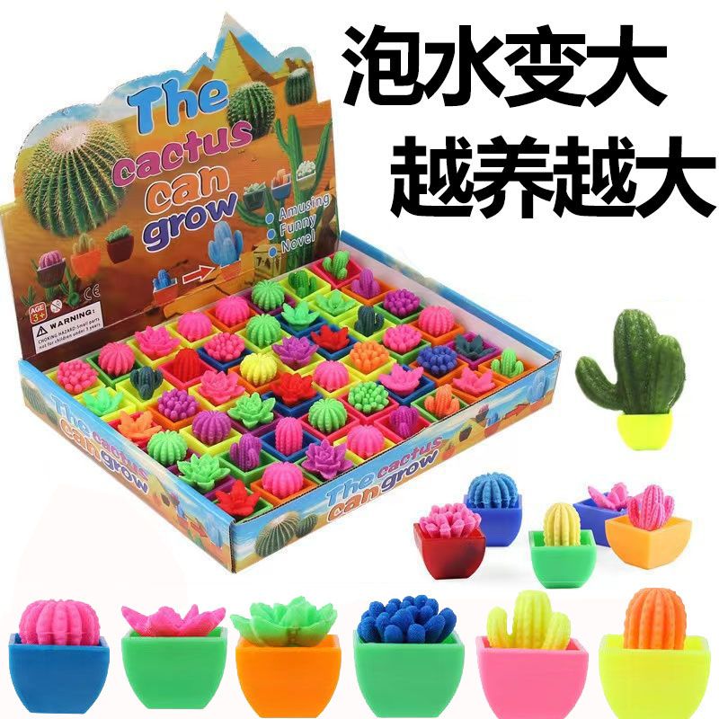 [creative gift] expansion cactus water soaking bigger toy bubble big plant holiday children gift kindergarten