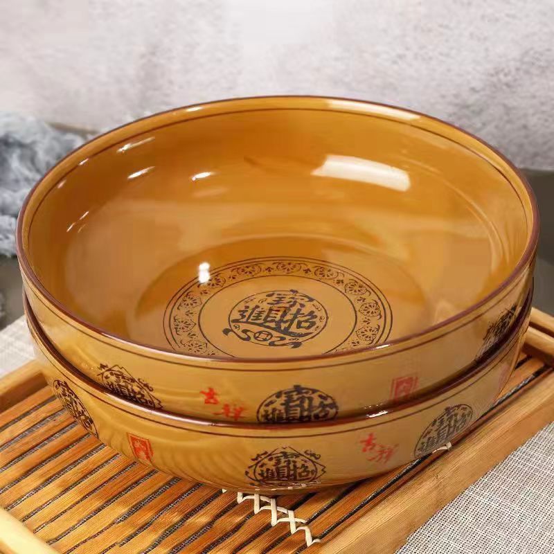 big block noodle commercial multi-specification ceramic big soup bowl boiled fish with pickled cabbage and chili spicy pot maocai stew tableware