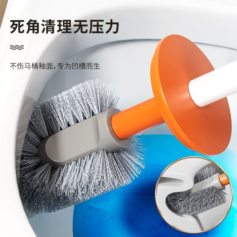 yuge toilet brush home bathroom smart 360 degrees no dead angle cleaning long handle brush fabulous toilet accessories new