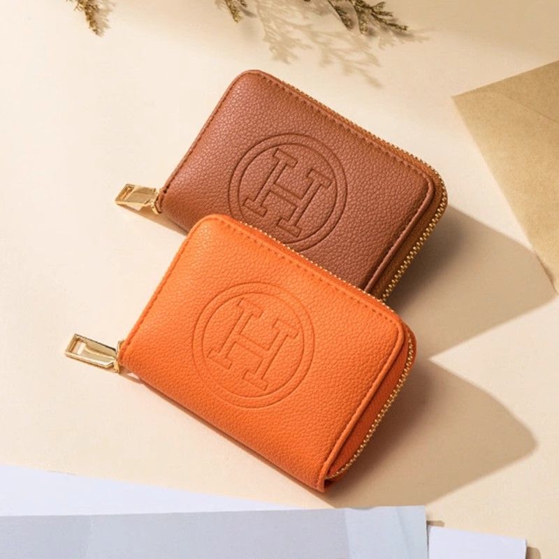 card holder for women anti-degaussing new internet celebrity high-end multiple card slots bank card holder driver‘s license zipper coin purse